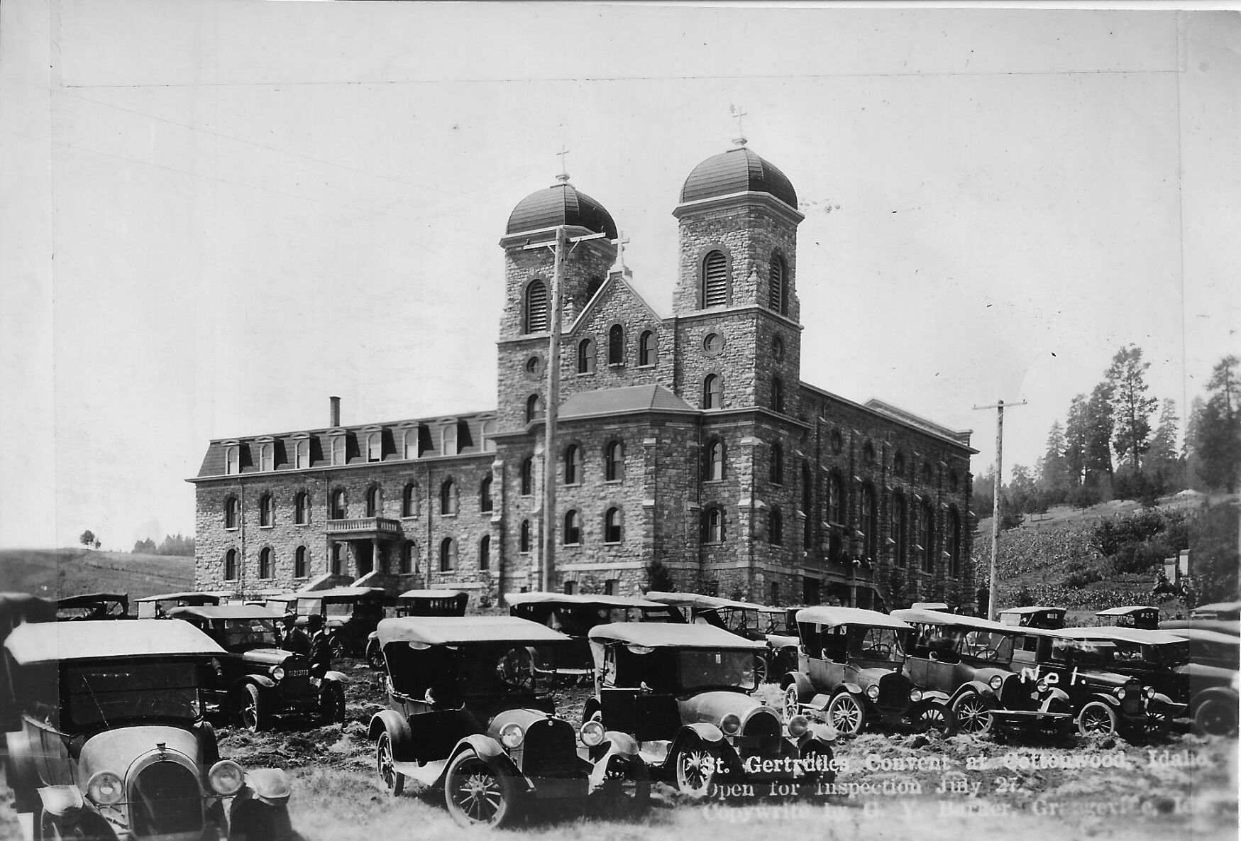 Monastery of St. Gertrude 1924 photo